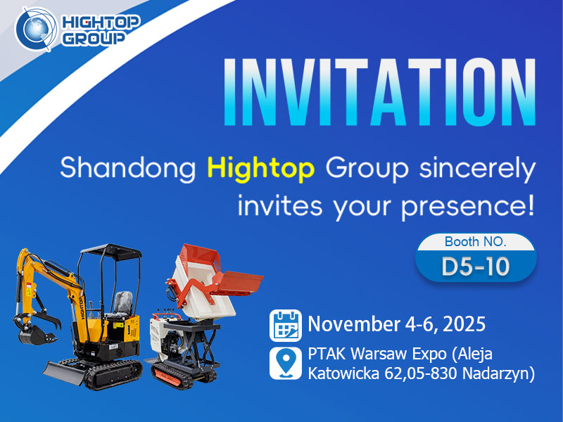 Shandong Hightop Group debutará en la Exposición de Maquinaria de Construcción de Polonia con múltiples modelos emblemáticos listos para la acción