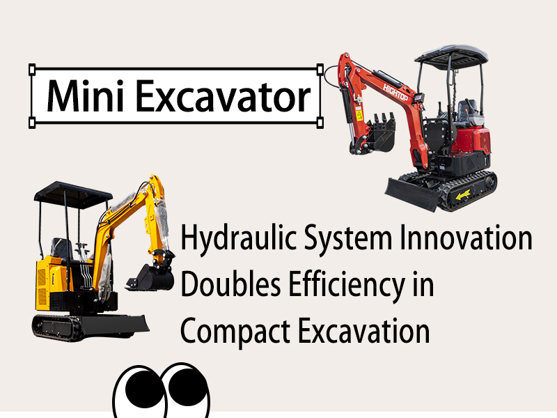 Mini excavadora de alta velocidad: la innovación en sistemas hidráulicos duplica la eficiencia en excavaciones compactas